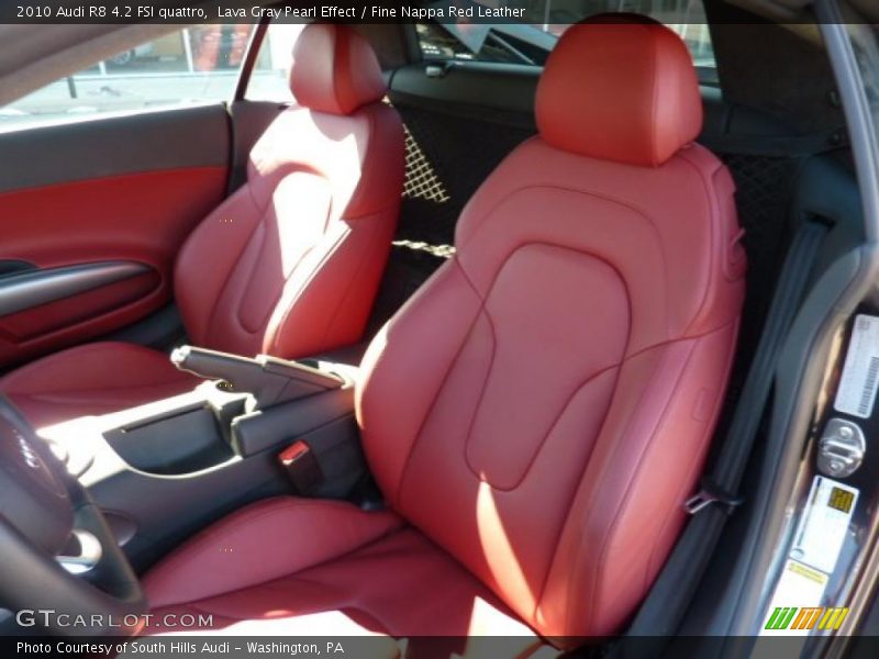  2010 R8 4.2 FSI quattro Fine Nappa Red Leather Interior