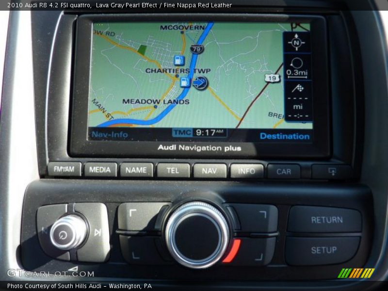 Navigation of 2010 R8 4.2 FSI quattro