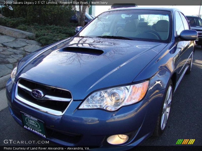 Newport Blue Pearl / Warm Ivory 2009 Subaru Legacy 2.5 GT Limited
