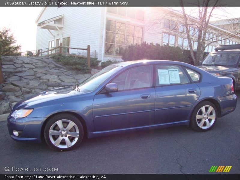 Newport Blue Pearl / Warm Ivory 2009 Subaru Legacy 2.5 GT Limited