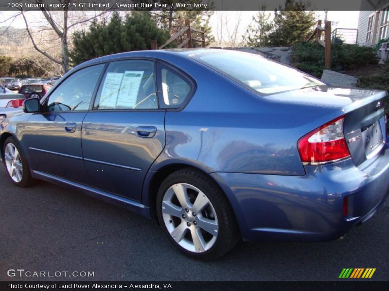 Newport Blue Pearl / Warm Ivory 2009 Subaru Legacy 2.5 GT Limited