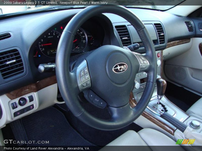  2009 Legacy 2.5 GT Limited Warm Ivory Interior