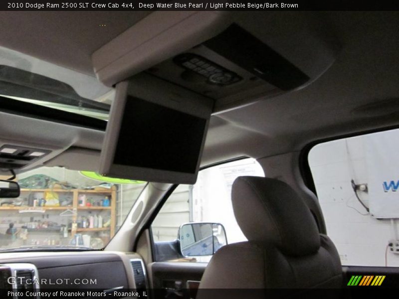 Deep Water Blue Pearl / Light Pebble Beige/Bark Brown 2010 Dodge Ram 2500 SLT Crew Cab 4x4