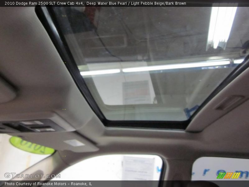 Deep Water Blue Pearl / Light Pebble Beige/Bark Brown 2010 Dodge Ram 2500 SLT Crew Cab 4x4