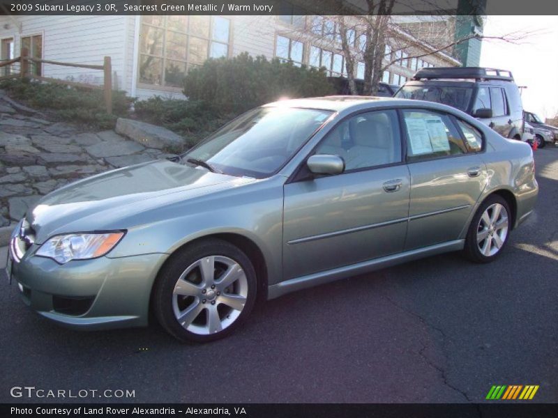 Seacrest Green Metallic / Warm Ivory 2009 Subaru Legacy 3.0R