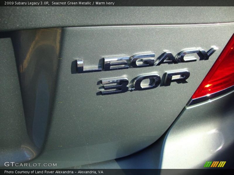 Seacrest Green Metallic / Warm Ivory 2009 Subaru Legacy 3.0R