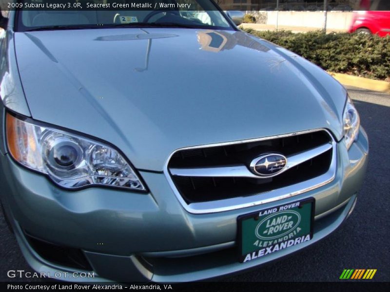 Seacrest Green Metallic / Warm Ivory 2009 Subaru Legacy 3.0R