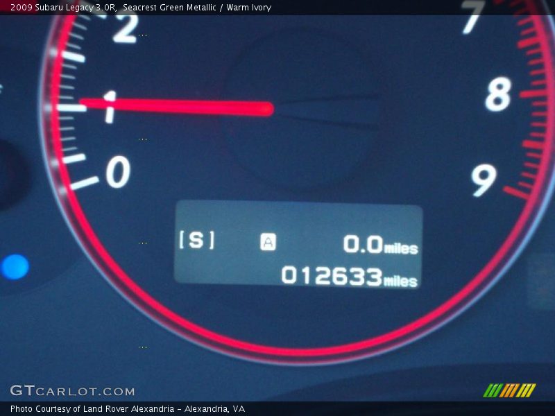 Seacrest Green Metallic / Warm Ivory 2009 Subaru Legacy 3.0R