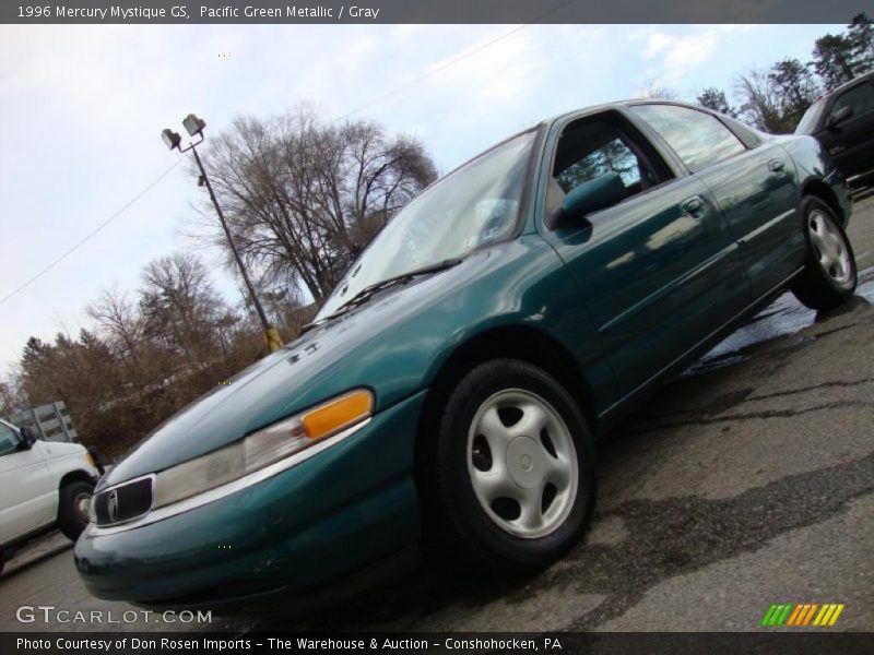 Pacific Green Metallic / Gray 1996 Mercury Mystique GS