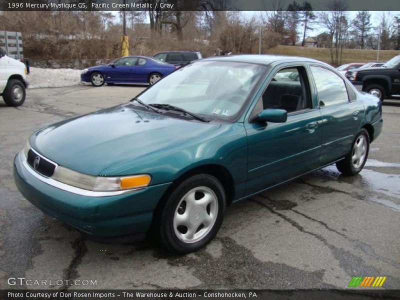 Pacific Green Metallic / Gray 1996 Mercury Mystique GS