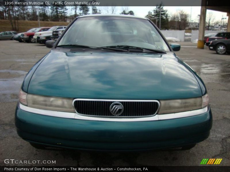 Pacific Green Metallic / Gray 1996 Mercury Mystique GS