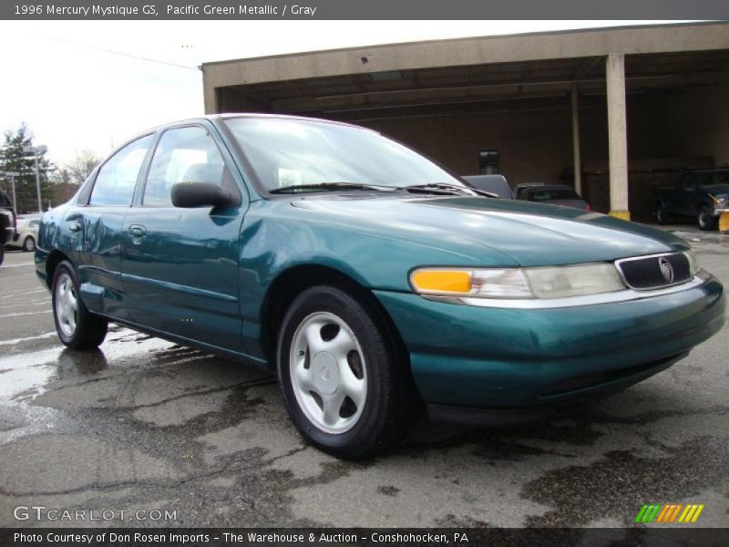 Pacific Green Metallic / Gray 1996 Mercury Mystique GS