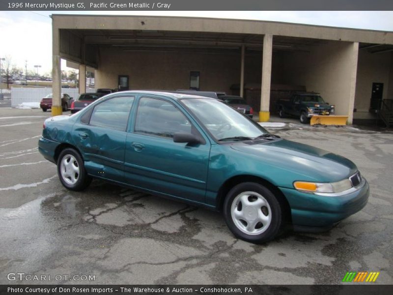 Pacific Green Metallic / Gray 1996 Mercury Mystique GS