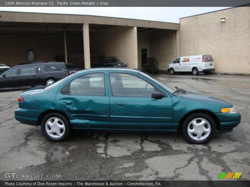 Pacific Green Metallic / Gray 1996 Mercury Mystique GS