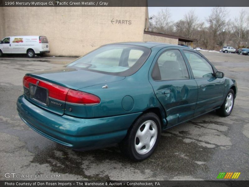 Pacific Green Metallic / Gray 1996 Mercury Mystique GS