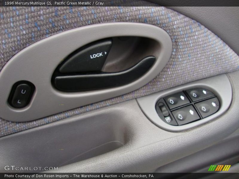Pacific Green Metallic / Gray 1996 Mercury Mystique GS