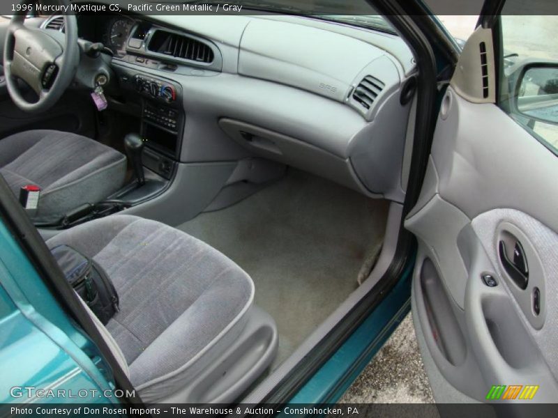 Pacific Green Metallic / Gray 1996 Mercury Mystique GS