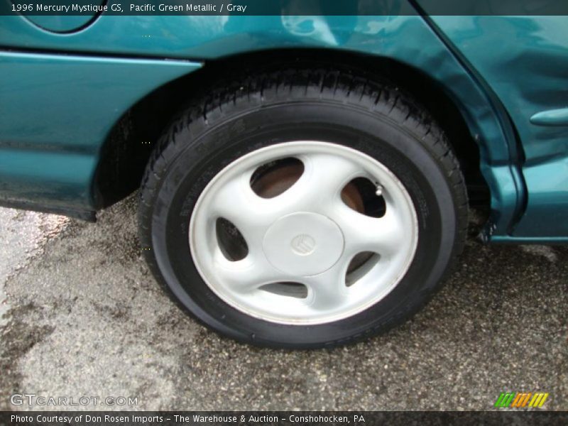 Pacific Green Metallic / Gray 1996 Mercury Mystique GS
