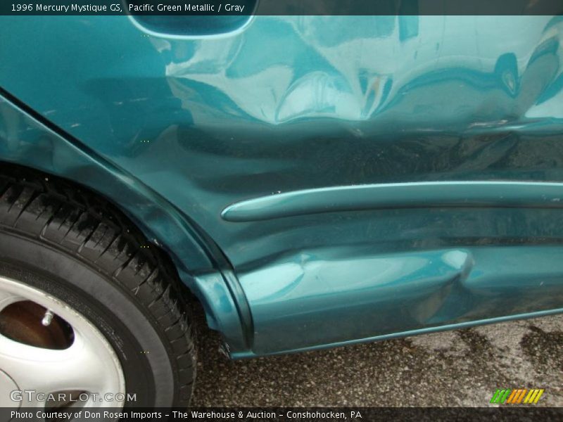 Pacific Green Metallic / Gray 1996 Mercury Mystique GS