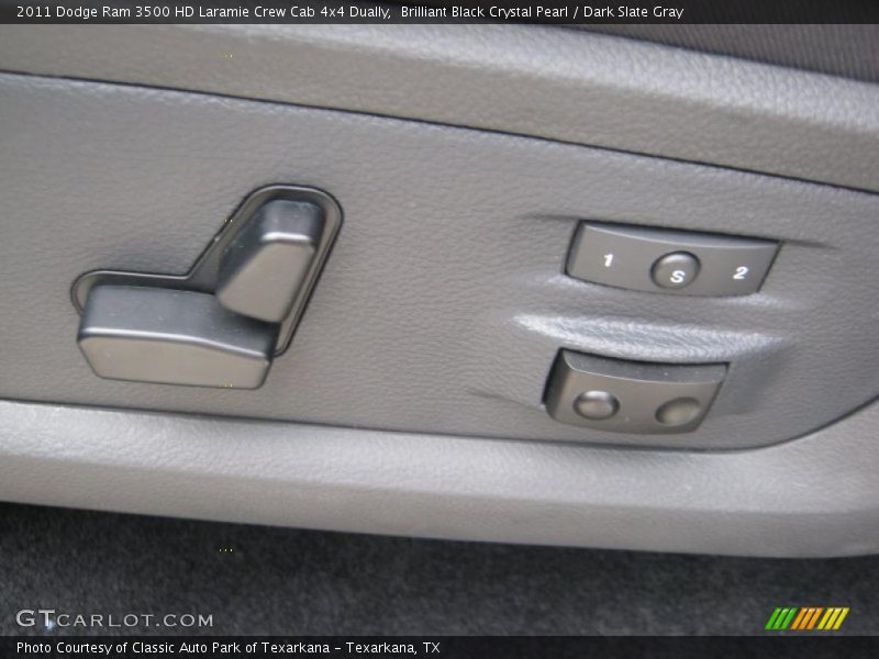 Brilliant Black Crystal Pearl / Dark Slate Gray 2011 Dodge Ram 3500 HD Laramie Crew Cab 4x4 Dually