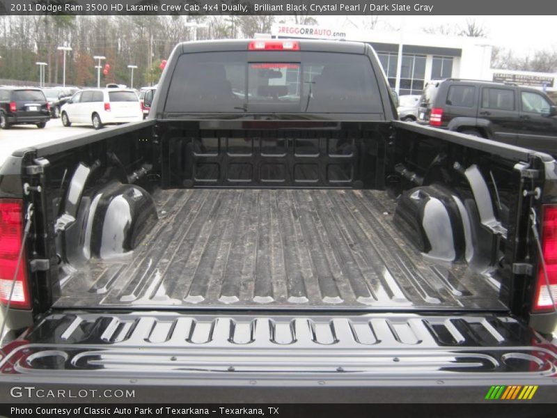 Brilliant Black Crystal Pearl / Dark Slate Gray 2011 Dodge Ram 3500 HD Laramie Crew Cab 4x4 Dually