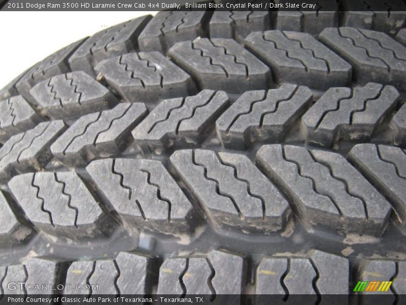 Brilliant Black Crystal Pearl / Dark Slate Gray 2011 Dodge Ram 3500 HD Laramie Crew Cab 4x4 Dually