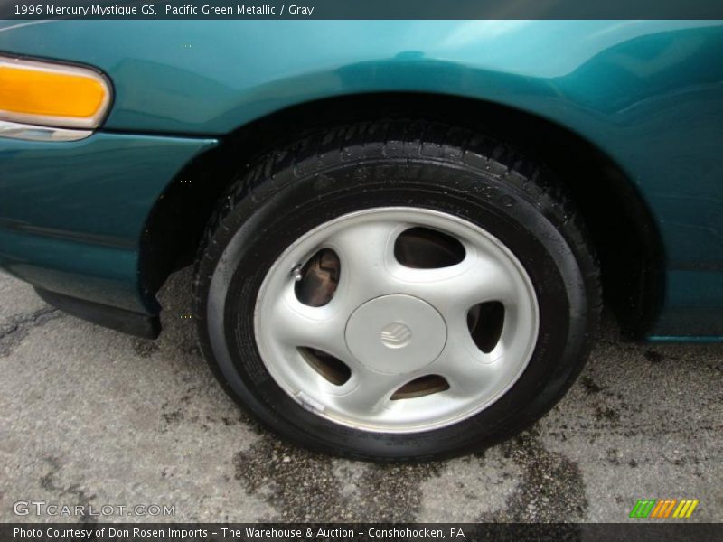 Pacific Green Metallic / Gray 1996 Mercury Mystique GS