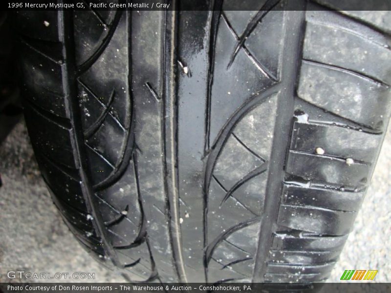 Pacific Green Metallic / Gray 1996 Mercury Mystique GS