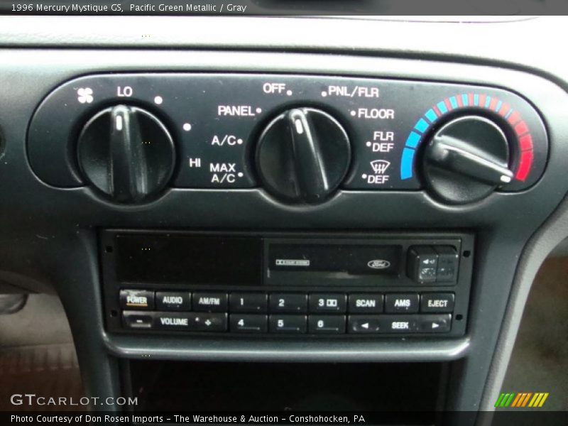 Pacific Green Metallic / Gray 1996 Mercury Mystique GS