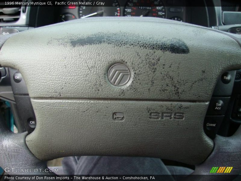 Pacific Green Metallic / Gray 1996 Mercury Mystique GS