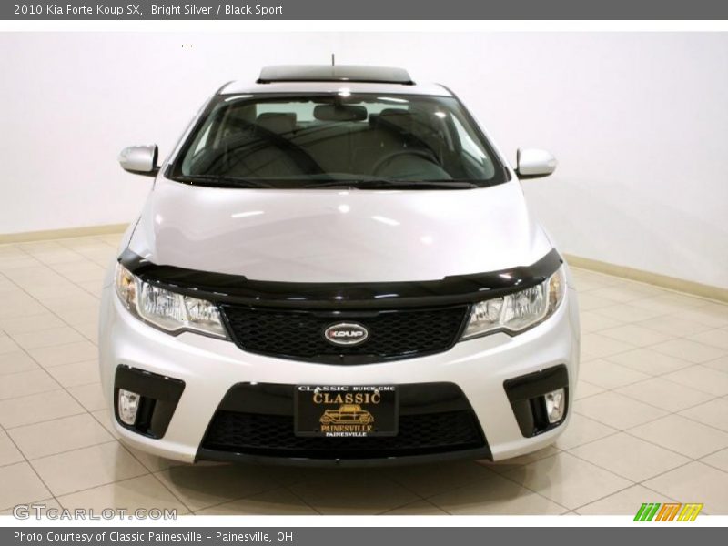 Bright Silver / Black Sport 2010 Kia Forte Koup SX