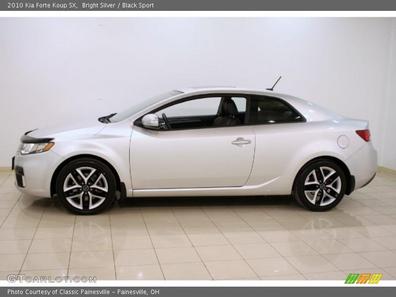 Bright Silver / Black Sport 2010 Kia Forte Koup SX