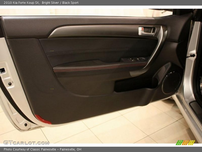 Bright Silver / Black Sport 2010 Kia Forte Koup SX