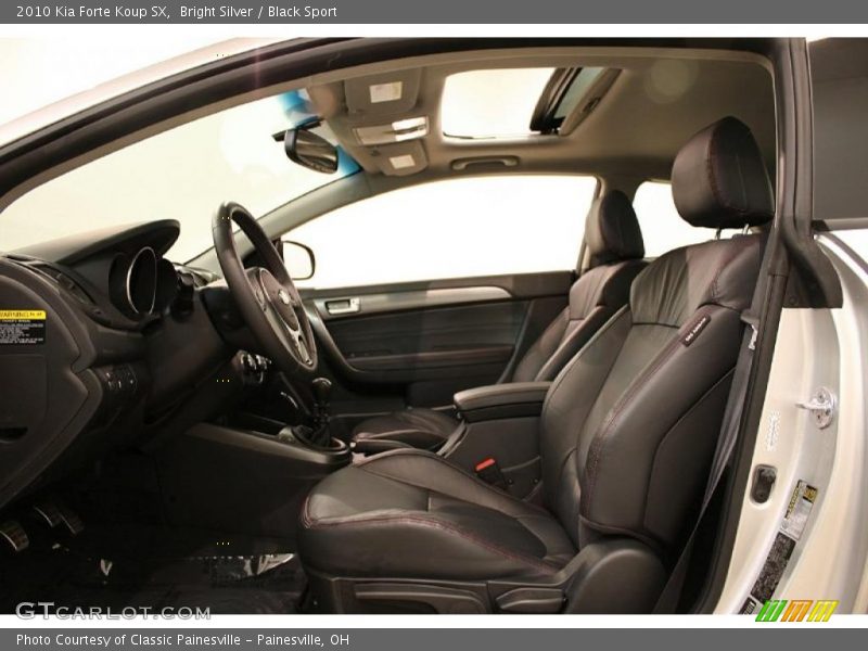 Bright Silver / Black Sport 2010 Kia Forte Koup SX