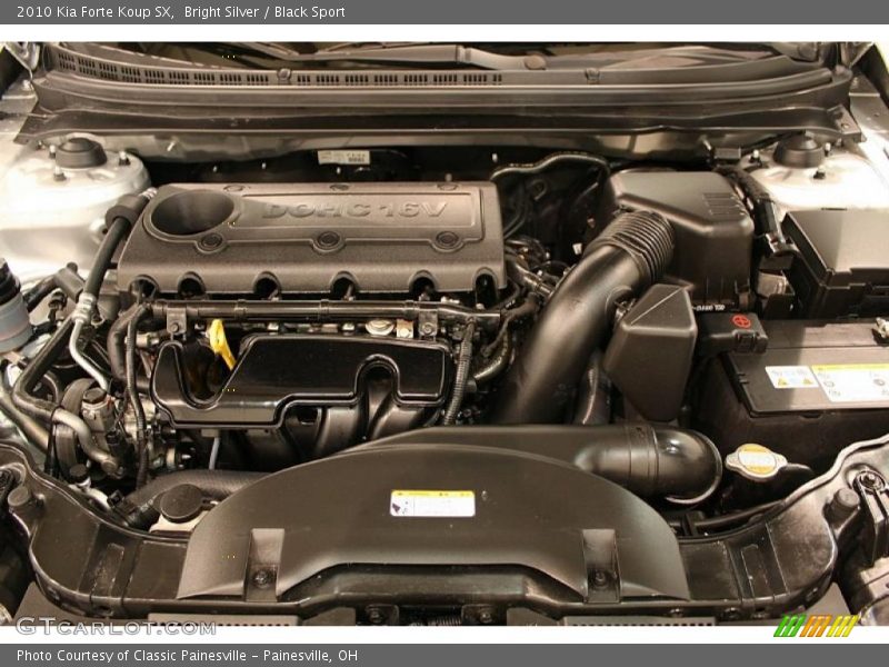 Bright Silver / Black Sport 2010 Kia Forte Koup SX