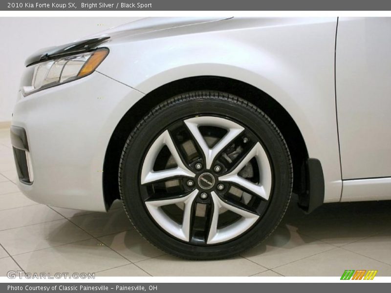 Bright Silver / Black Sport 2010 Kia Forte Koup SX