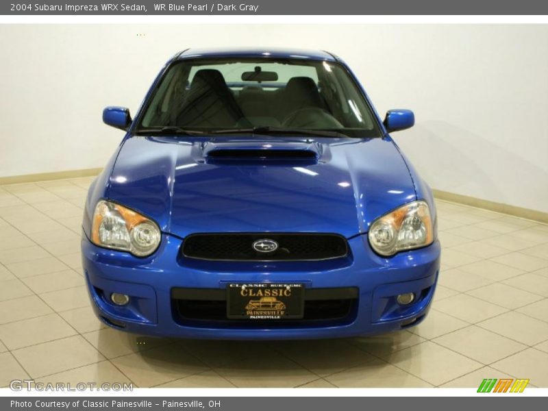 WR Blue Pearl / Dark Gray 2004 Subaru Impreza WRX Sedan