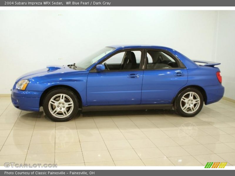 WR Blue Pearl / Dark Gray 2004 Subaru Impreza WRX Sedan