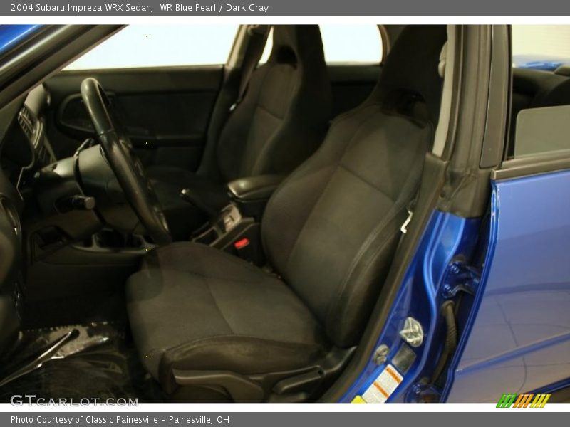 WR Blue Pearl / Dark Gray 2004 Subaru Impreza WRX Sedan