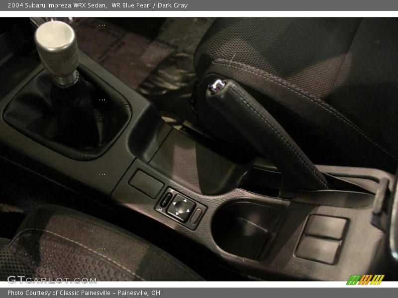 WR Blue Pearl / Dark Gray 2004 Subaru Impreza WRX Sedan