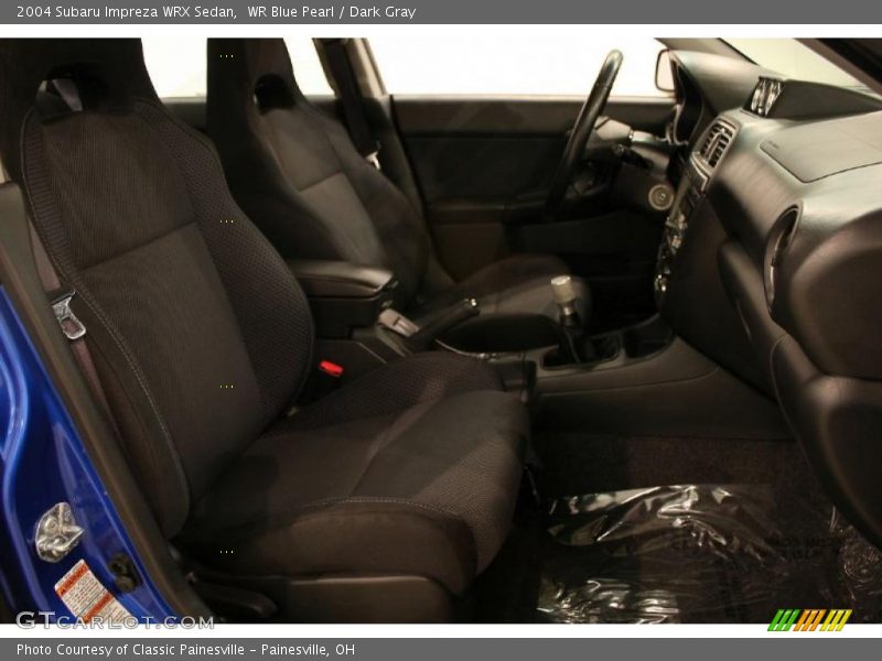 WR Blue Pearl / Dark Gray 2004 Subaru Impreza WRX Sedan