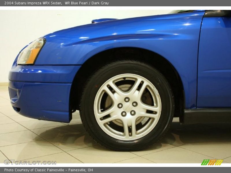WR Blue Pearl / Dark Gray 2004 Subaru Impreza WRX Sedan