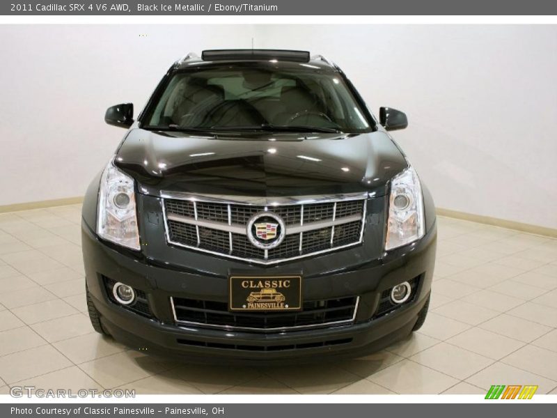 Black Ice Metallic / Ebony/Titanium 2011 Cadillac SRX 4 V6 AWD