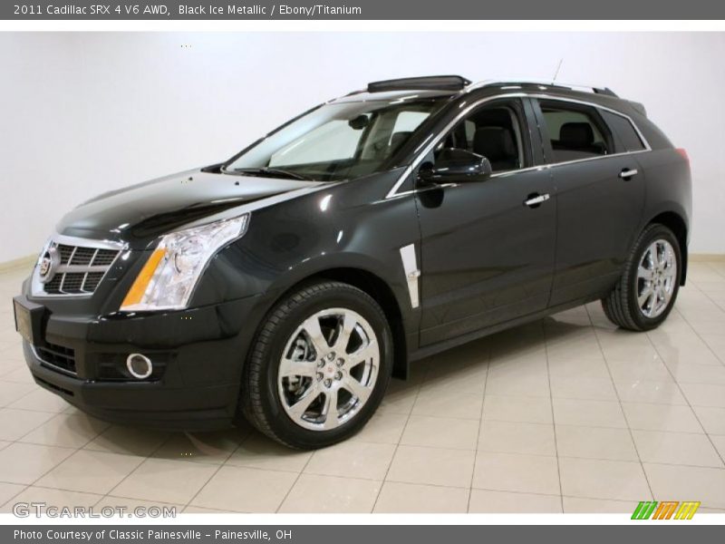 Black Ice Metallic / Ebony/Titanium 2011 Cadillac SRX 4 V6 AWD