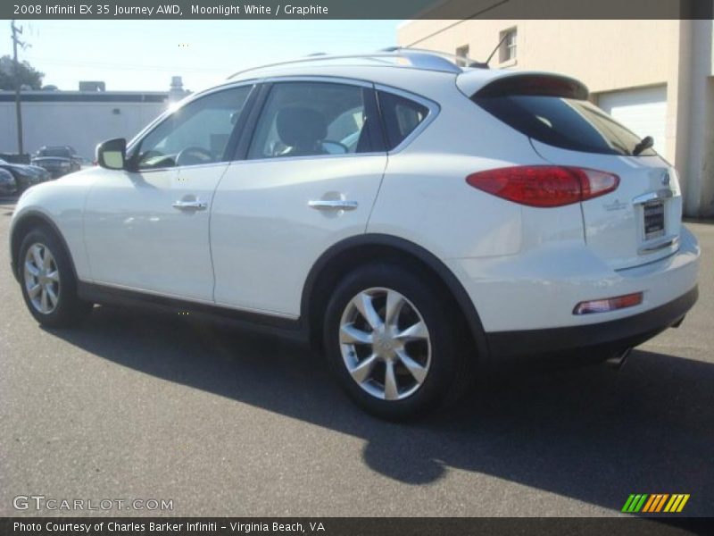 Moonlight White / Graphite 2008 Infiniti EX 35 Journey AWD