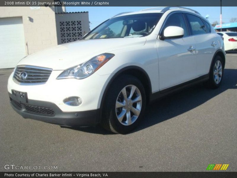 Moonlight White / Graphite 2008 Infiniti EX 35 Journey AWD