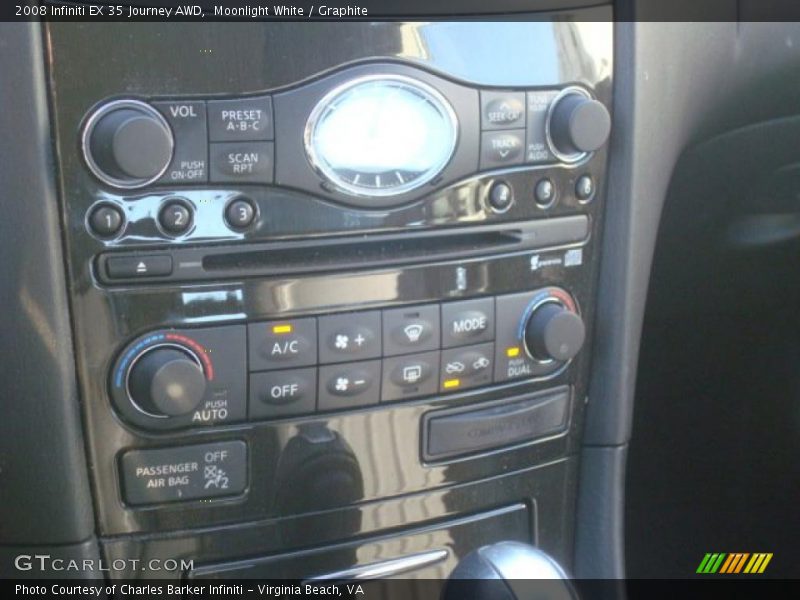Moonlight White / Graphite 2008 Infiniti EX 35 Journey AWD