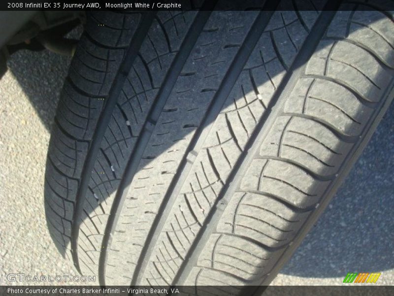 Moonlight White / Graphite 2008 Infiniti EX 35 Journey AWD