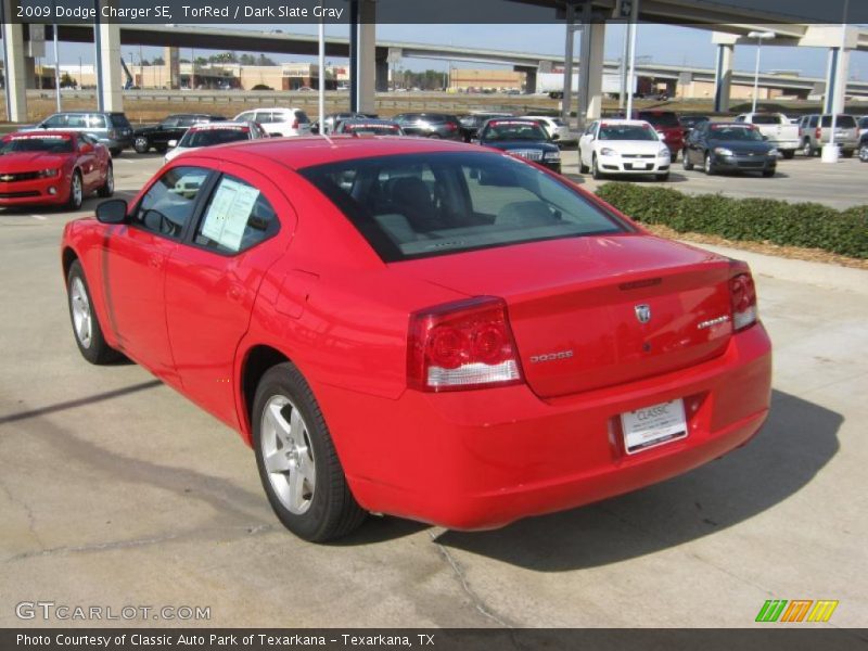 TorRed / Dark Slate Gray 2009 Dodge Charger SE