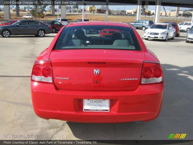 TorRed / Dark Slate Gray 2009 Dodge Charger SE